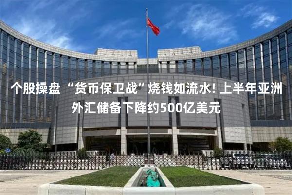 個股操盤 “貨幣保衛(wèi)戰(zhàn)”燒錢如流水! 上半年亞洲外匯儲備下降約500億美元